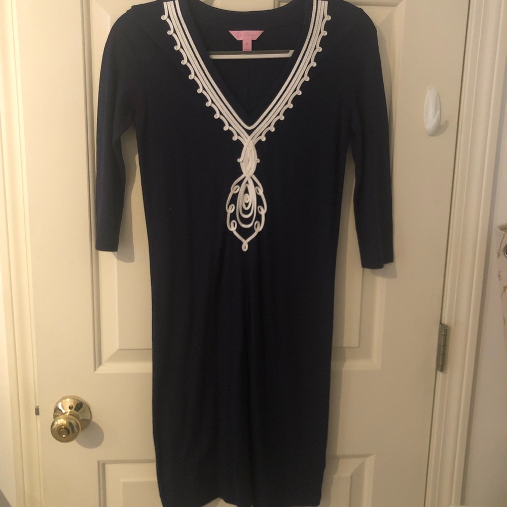 navy lilly pulitzer dress